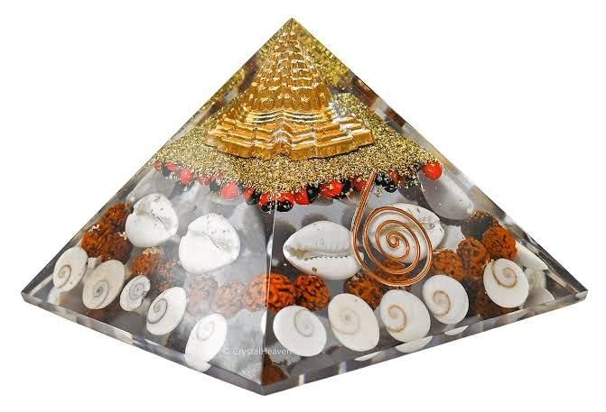 Radiant Prosperity Shree Yantra Pyramid