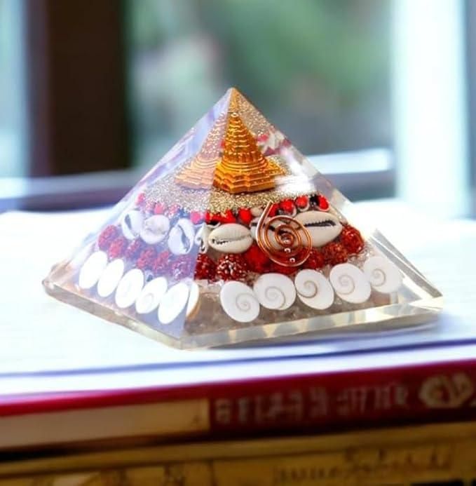 Radiant Prosperity Shree Yantra Pyramid